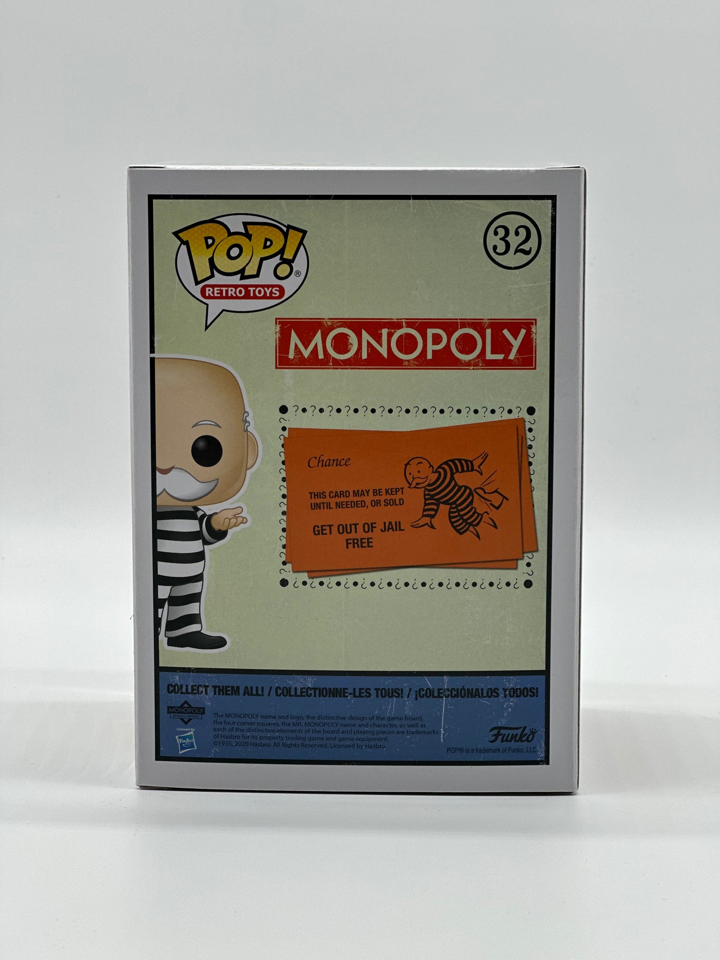 Pop! Retro Toys Monopoly 32 Mr. Monopoly In Jail