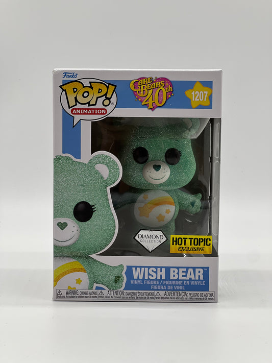 Pop! Animation Care Bears 40TH 1207 Wish Bear Diamond Collection HotTopic Exclusive