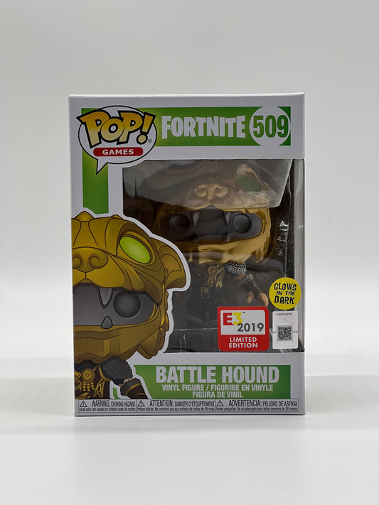 Pop! Games Fortnite 509 Battle Hound Glows In The Dark E3 2019 Limited Edition