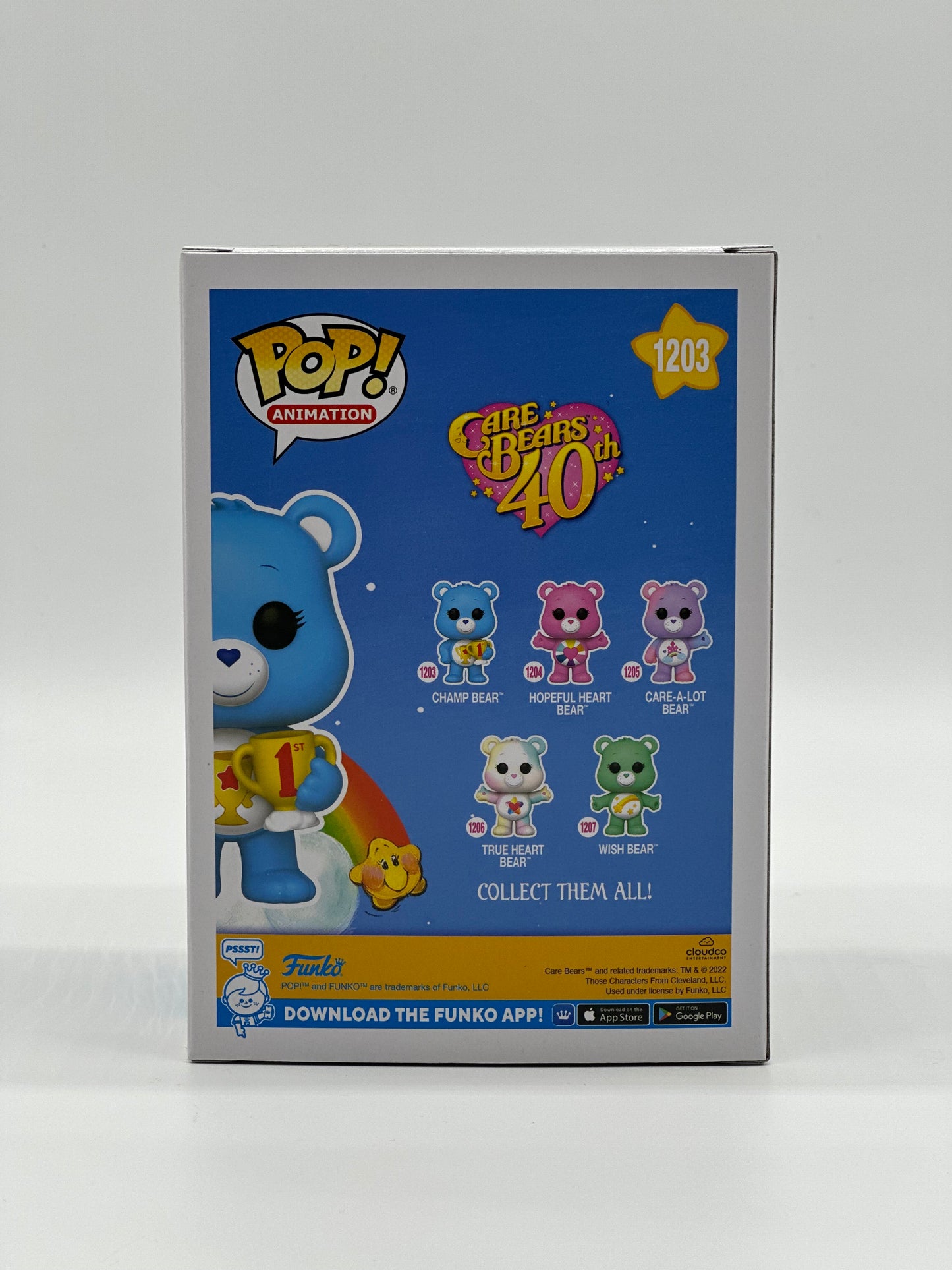 Pop! Animation Care Bears 40TH 1203 Champ Bear