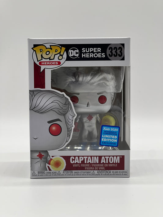 Pop! Heroes DC Super Heroes 333 Captain Atom Wondrous Convention Limited Edition Exclusive