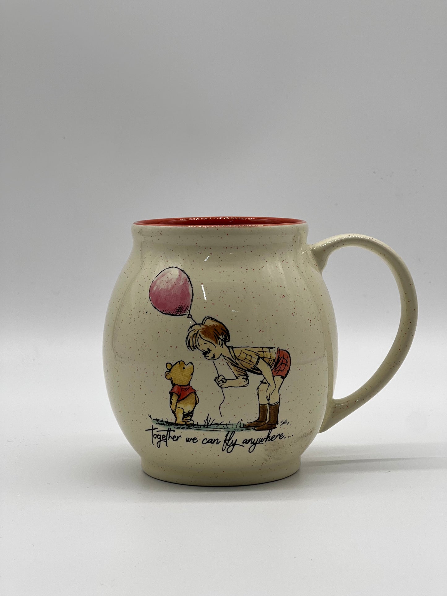 Winnie The Pooh & Christopher Robin Together We Can Fly Anywhere Mug